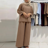 Women's Fashion 2-Piece Set Muslim Suit