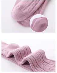 Cute Baby Girls Knit Tights Spring Autumn Winter Toddler Cotton Stocking Breathable Pantyhose For 0-8Years Boys Girls