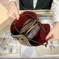 Brand women's bucket bag, women's 2025 new designer, high-end and fashionable popular single shoulder crossbody bag