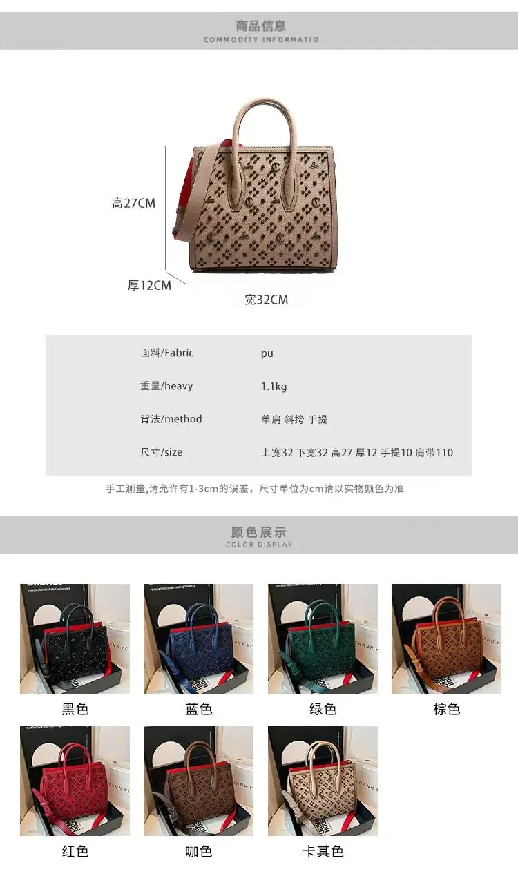 The 2025 New Luxury Design Has Created A Casual, Multi-functional and Large-capacity Single-shoulder and Crossbody Bag