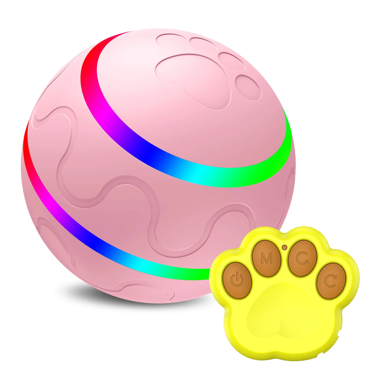 Dog Toys Remote Control Dog Chew Ball Rolling Rotating Smart Interactive Pet Ball Rechargeable Automatic Shaky Pet Ball