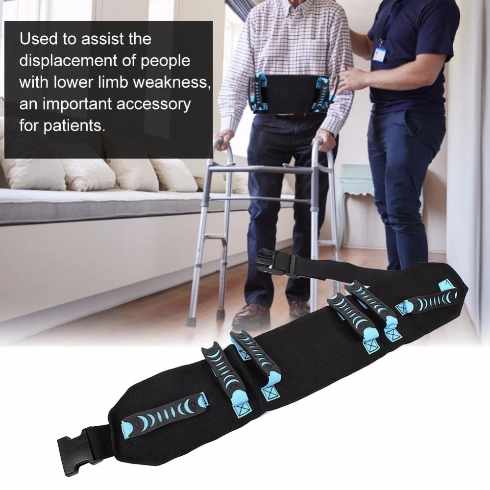 1PC Gait Belt Transfer Belts for Lifting Seniors 50" Walking and Standing Assist Aid for Bariatric,Elderly,Handicap,Occupational