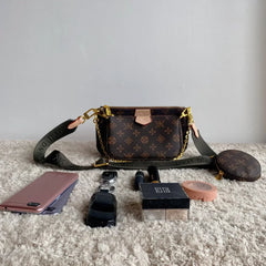 Womens fashion versatile designer bag three in one mahjong single shoulder bags crossbody chain underarm envelope bags BL16