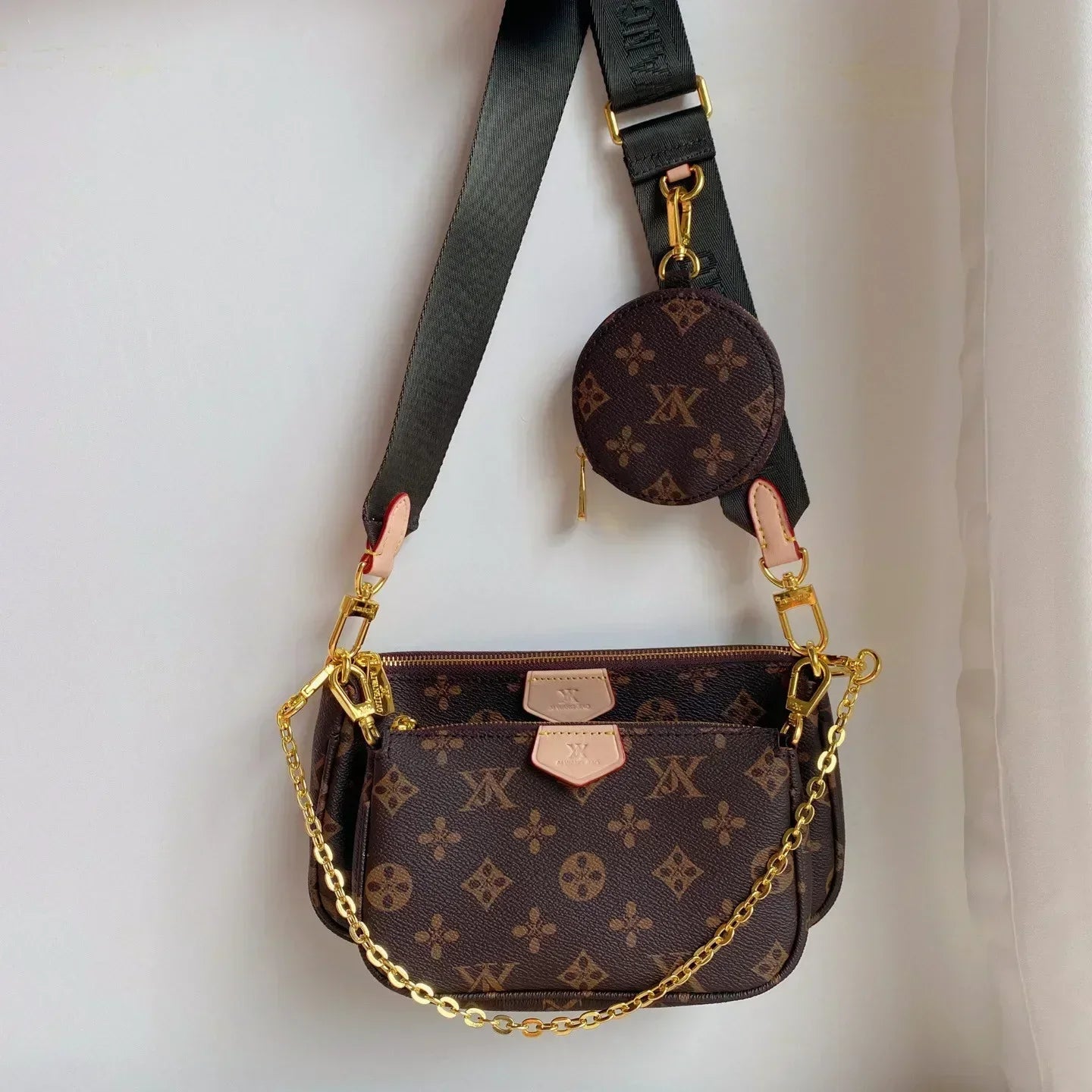 Womens fashion versatile designer bag three in one mahjong single shoulder bags crossbody chain underarm envelope bags BL16