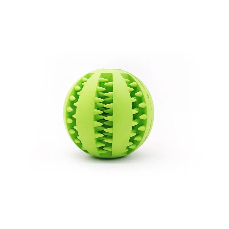 Natural Rubber Pet Dog Toys Dog Chew Toys Tooth Cleaning Treat Ball Extra-tough Interactive Elasticity Ball5cm for Pet Products