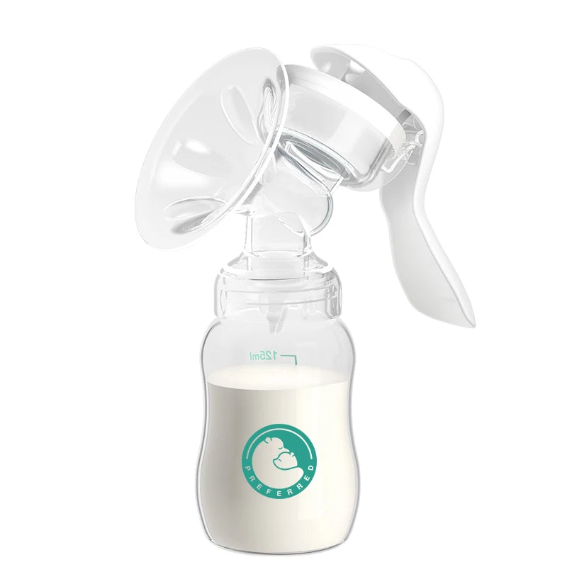 Dr.isla Breast Pump Baby Nipple Manual Suction Milk Pump Feeding Breasts Pumps Milk Bottle Sucking Postpartum Supplies BPA Free