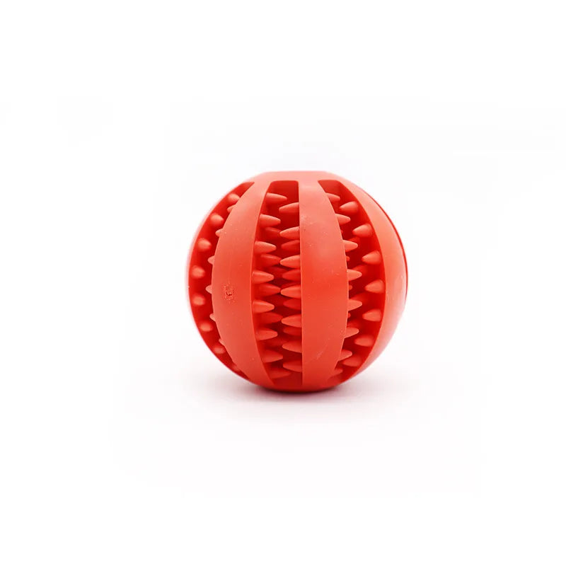 Natural Rubber Pet Dog Toys Dog Chew Toys Tooth Cleaning Treat Ball Extra-tough Interactive Elasticity Ball5cm for Pet Products