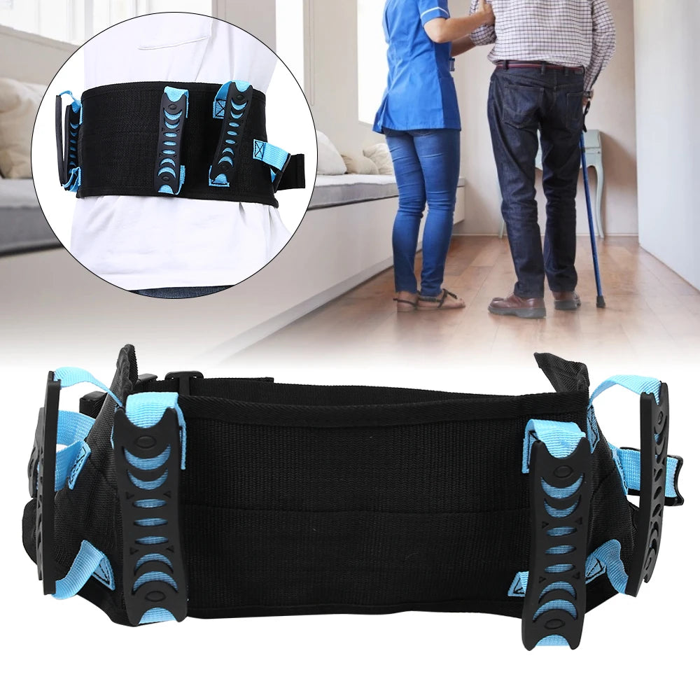 1PC Gait Belt Transfer Belts for Lifting Seniors 50" Walking and Standing Assist Aid for Bariatric,Elderly,Handicap,Occupational