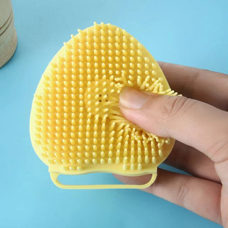 Pet cat and dog silicone bath brush massage care soft bath brush can fill liquid bath ball brush pet accessories dog cat tool