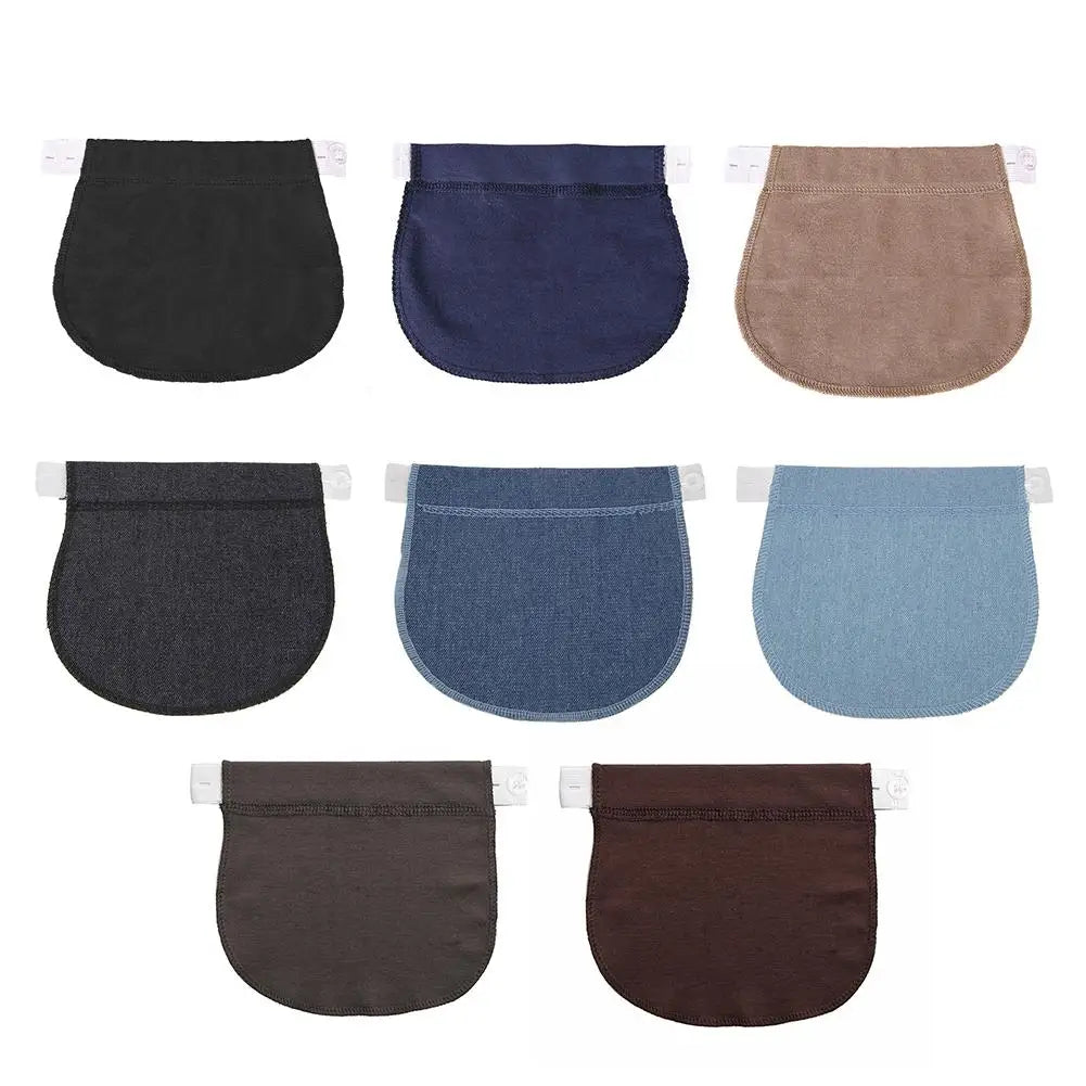 Maternity Pregnancy Waistband Belt Adjustable Elastic Pants Lengthening Extended Button for Maternity Accessories